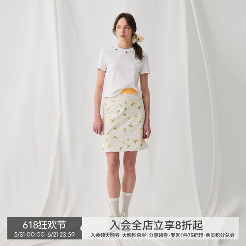 BiLLconch手工订珠短袖