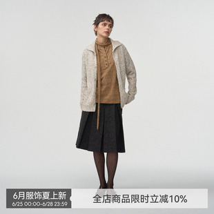 【肌理彩纱】BiLLconch立体彩纱纹理感毛衣两穿休闲外套上衣秋冬