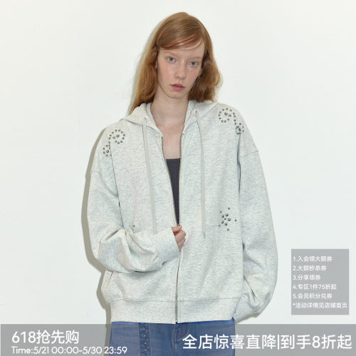 花型铆钉厚款卫衣Berlinconch