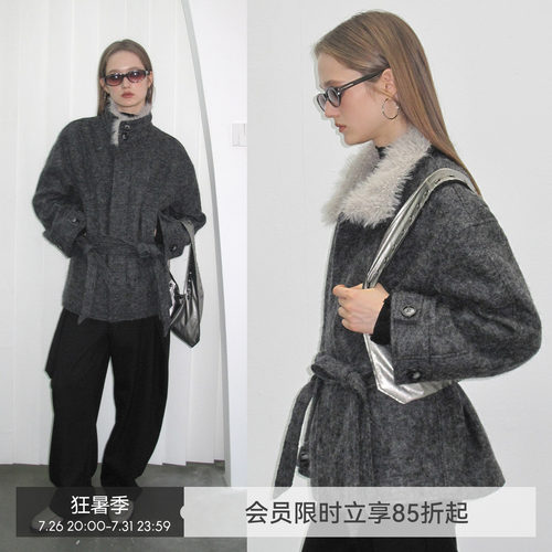 中长款绵羊毛大衣BiLLconch