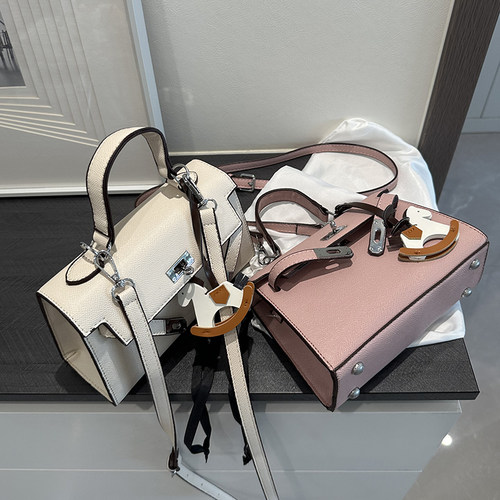 左杏轻奢凯莉包质感大容量