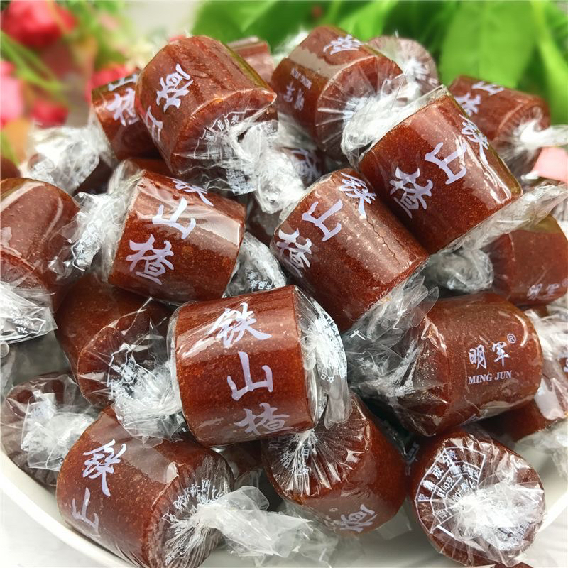 承德特产铁山楂京卷果丹皮老人儿童学生零食山楂糖果蜜饯散装称重