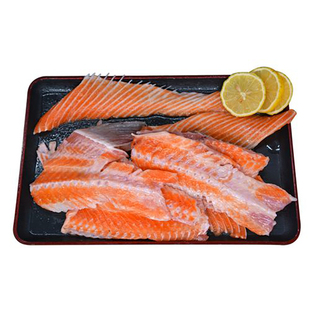 成都店同城闪送 边角料|当日新鲜三文鱼排鱼骨约400g/份