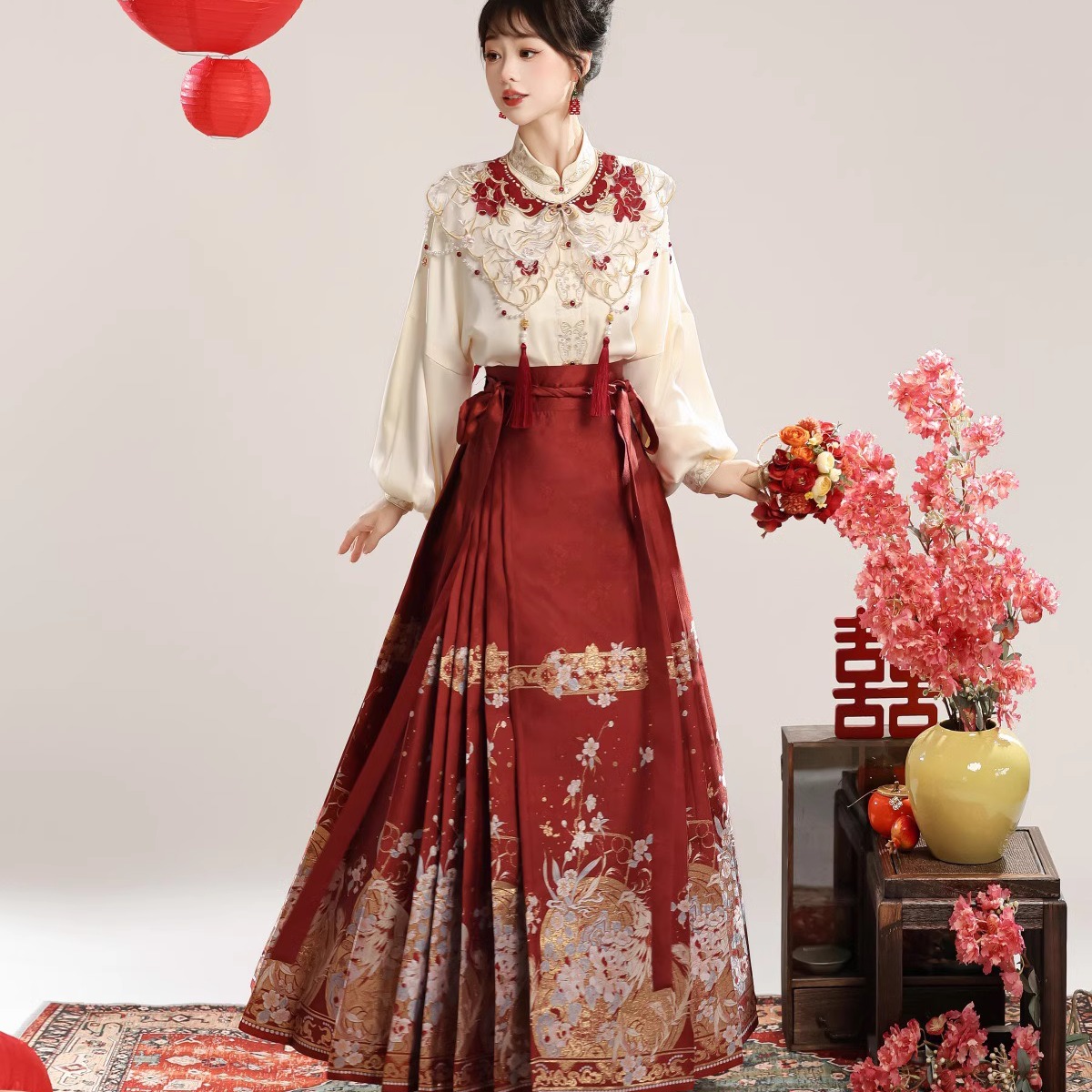 凤鸣曲原创上衣马面裙倚梦阁