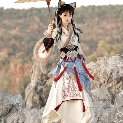 民族汉服国风秋冬古装中华Lolita