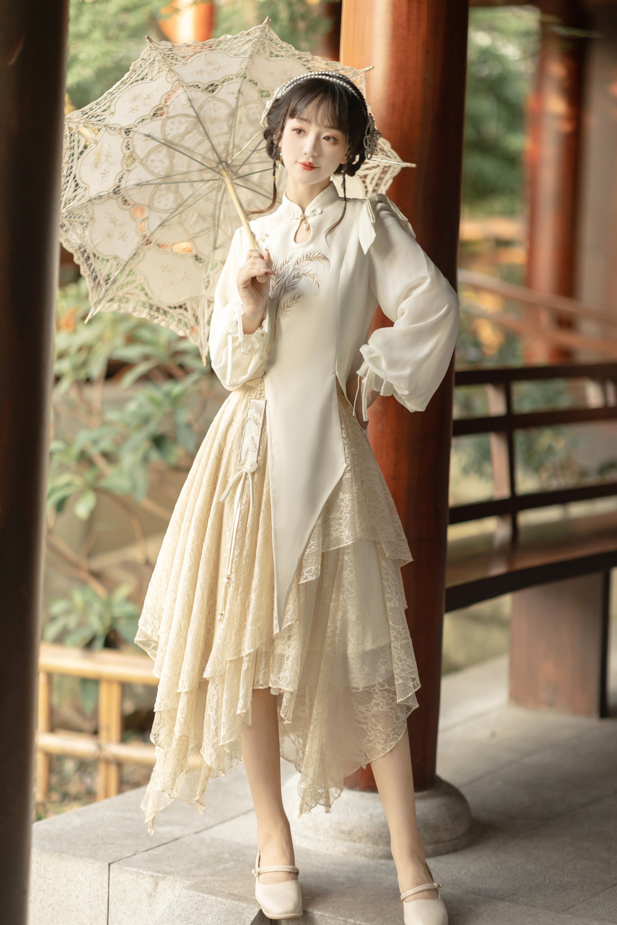 芒种原创汉服女国风旗袍连衣裙