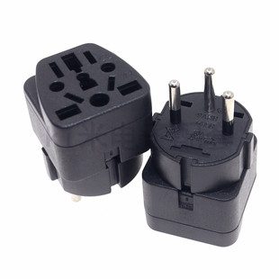 中东式以色列标留学插头适用于以色列旅游转换插座转接器WY-14NH