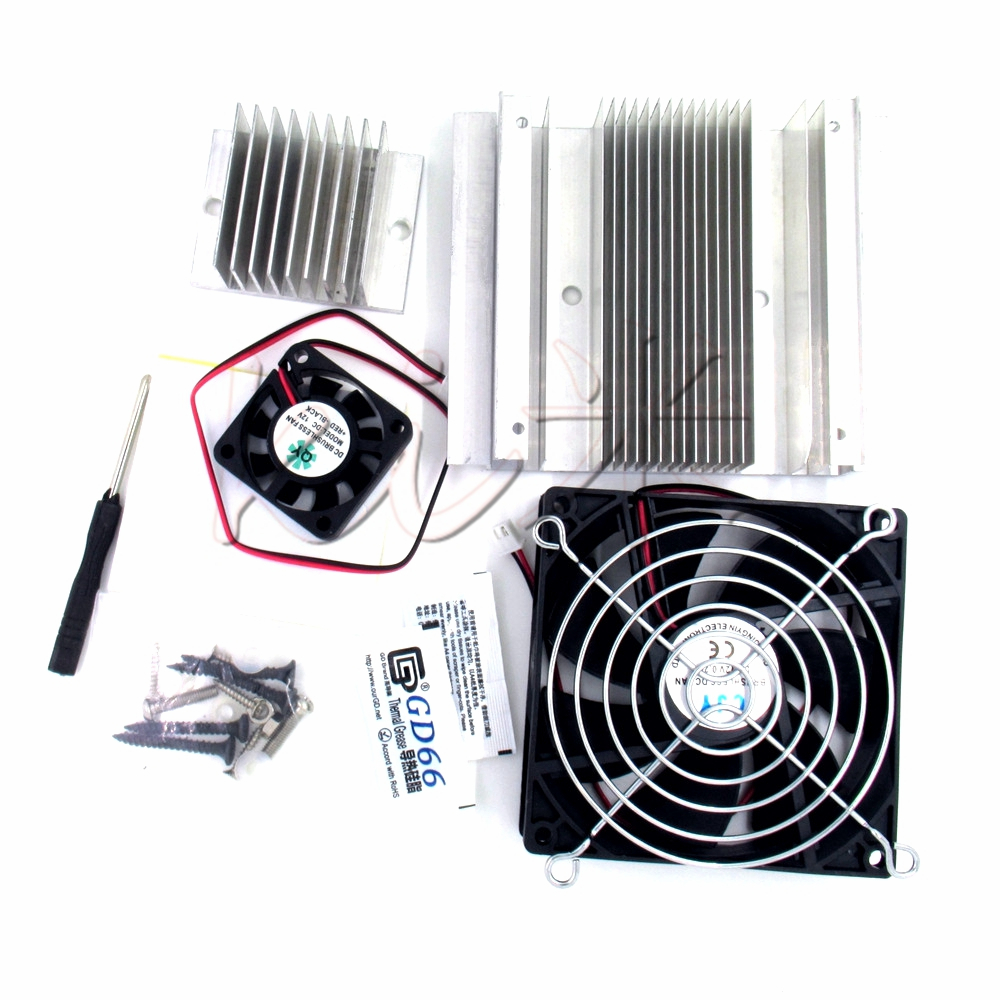 DIY散热器风扇模块降温套装 12v电子制冷器 TEC1-12706半导体制冷