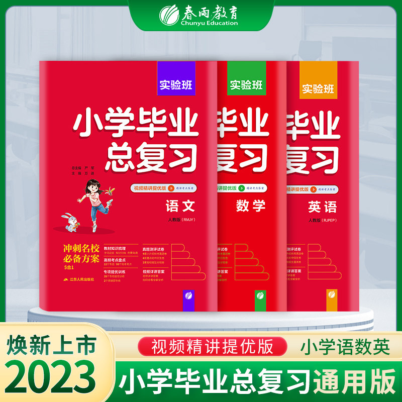 2023版小升初专项训练套装 实验班小学毕业总复习语文数学英语提优训练 小学升学知识大集结 小升初专项训练真题集人教译林通用版怎么样,好用不?