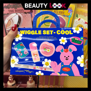 韩国直邮 colorgram 联名wiggle彩妆套盒口红唇釉唇泥腮红卧蚕笔