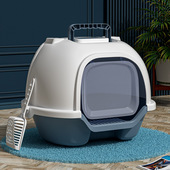 抽屉式 猫砂盆全封闭防外溅猫厕所大号猫咪便盆屎盆宠物厕所