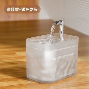 猫咪饮水机自动循环流动饮水器小猫喝水器狗狗水盆喂水碗宠物用品