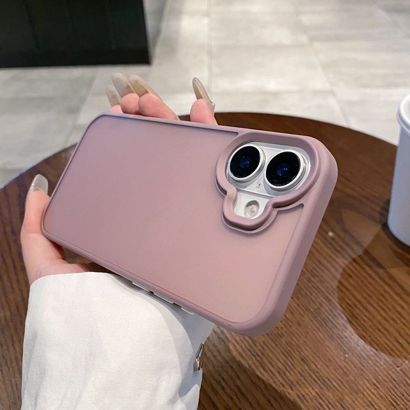 【新款灰粉色】适用于苹果17手机壳肤感磨砂iPhone17promax透明全包Air防指纹16plus简约15防滑高级感14/13硬,3C数码配件,手机保护套/壳,淘宝优惠券,粉丝福利购,淘宝优惠卷