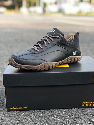 CAT卡特男鞋真皮户外休闲鞋皮鞋低帮单鞋潮流个性英伦工装鞋春夏