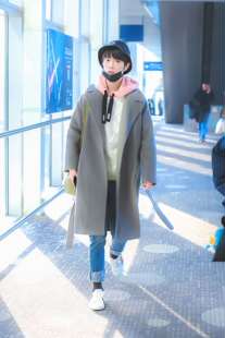 2020年冬季 大衣中长款 纯色羊呢宽松男女情侣风衣外套 长袖 肖战同款