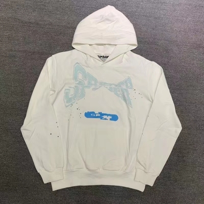 Young Thug Sp5der 555555  Hoodie补丁拼接卫衣套头连帽衫卫衣卫