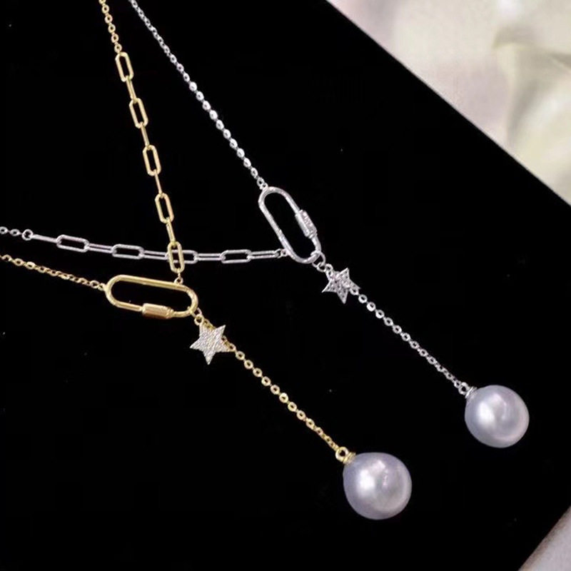 diy配件 S925纯银时尚减龄珍珠吊坠空托时尚锁骨项链坠子银托颈链,饰品/流行首饰/时尚饰品新,其他DIY饰品配件,淘宝优惠券,粉丝福利购,淘宝优惠卷