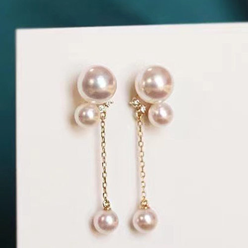 欣韵diy配件多珠耳夹空托