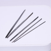 DIY配件 珍珠蜜蜡打孔针钨钢针双头 打孔机钻头扩孔针