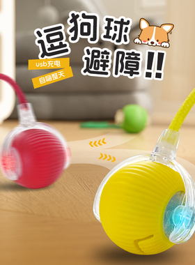 猫玩具智能逗猫球自嗨解闷小猫自动躲避宠物电动突滚滚棒神器