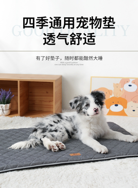 四季通用透气舒适宠物垫防滑防潮狗狗垫子柴犬泰迪高弹海绵垫子