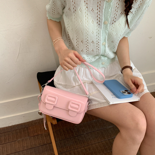 腋下包高级感单肩斜挎剑桥包 潮时尚 复古斜挎小方包包女式 2026新款