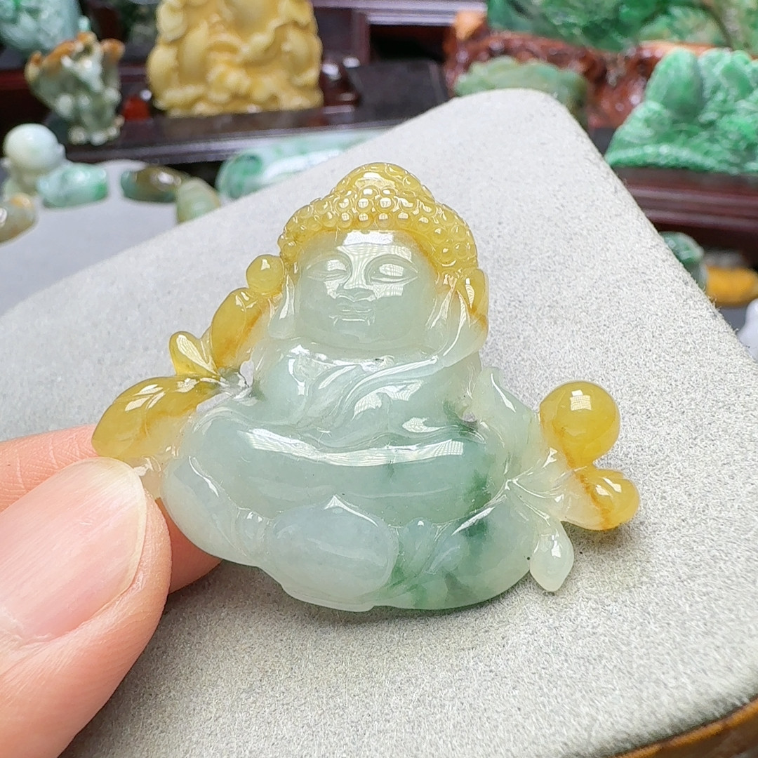 天然翡翠宝宝佛其它饰品定制