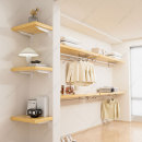 金属衣帽间置物架定制开放式 家用金属架挂衣架 衣柜室内房间走入式