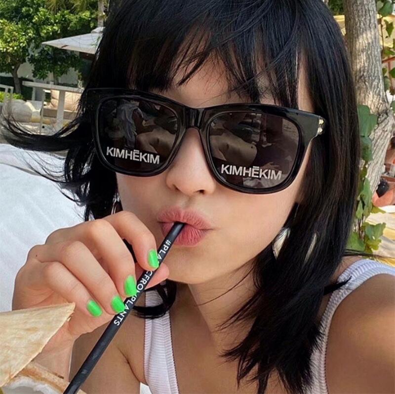 遮阳方形时尚男女大框显瘦太阳镜