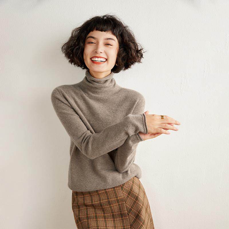 纯山羊绒衫女修身打底