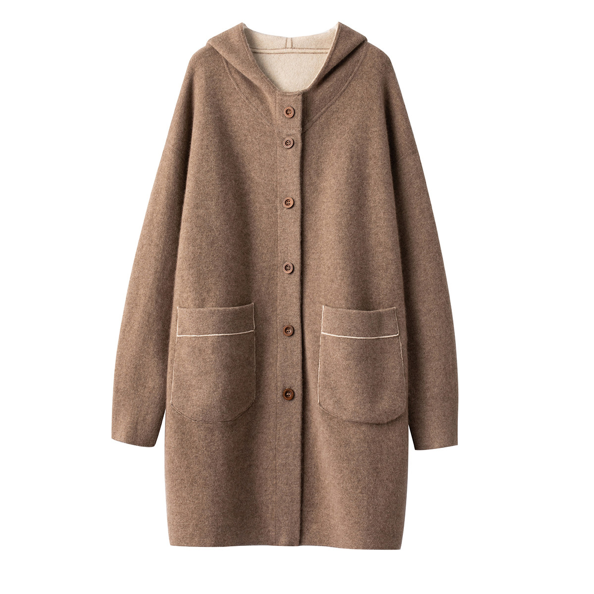 手工巨作！拼色慵懒 双面可穿 重磅加厚山羊绒拼色羊绒大衣外套,女装/女士精品,羊绒衫,淘宝优惠券,粉丝福利购,淘宝优惠卷