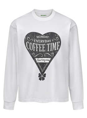 DE 美式260G重磅T恤男女款潮流纯棉宽松运动透气长袖