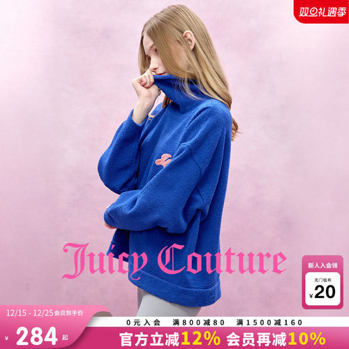 JuicyCouture橘滋撞色软糯毛衣