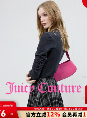 Juicy Couture橘滋T恤女2025年秋冬新款刺绣半高领打底内搭上衣