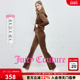 长裤 Juicy 休闲裤 女修身 Couture橘滋 零压弹力丝绒