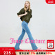 Juicy 微喇微喇紧身长裤 Couture橘滋牛仔裤 女修身