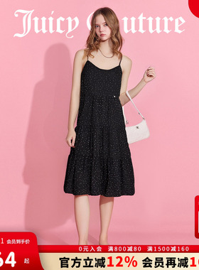 Juicy Couture橘滋连衣裙女2025年夏新款高级气质显瘦吊带裙子