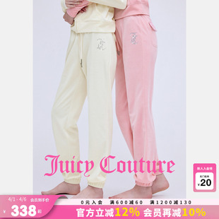 26春夏新款 Juicy Couture橘滋 100%全棉天鹅绒 女 丝绒休闲裤
