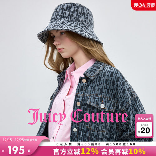 JuicyCouture橘滋印花渔夫帽