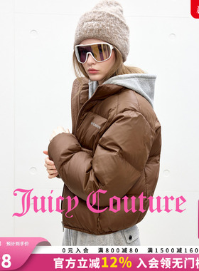 【90白鸭绒】Juicy Couture橘滋羽绒服女25年冬季新款休闲短外套