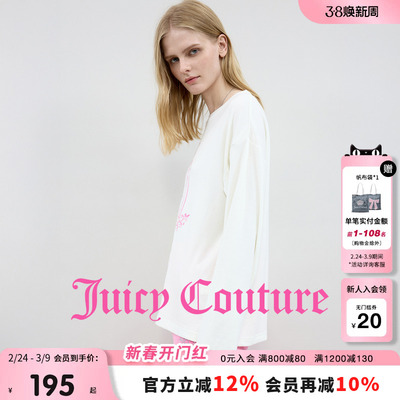 JuicyCouture橘滋宽松长袖T恤