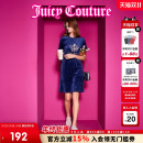 裙子 皇冠丝绒烫钻短袖 Juicy Couture橘滋连衣裙女2025年夏新款