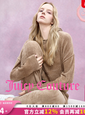 Juicy Couture【slow cleanfit系列】橘滋针织衫女25年秋冬上衣