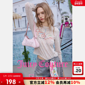 Juicy 白色涂鸦印花休闲打底长袖 Couture橘滋T恤女2026年春季 新款