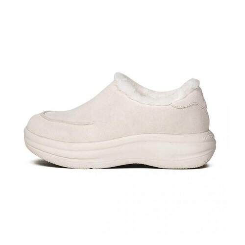 于文文同款Reemustered Cotton Slipper厚底增高包头加绒棉鞋白色