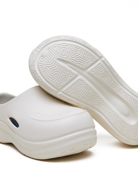 【原创正品】Reemustered 袁一琦同款 厚底增高包头拖鞋 厨师鞋