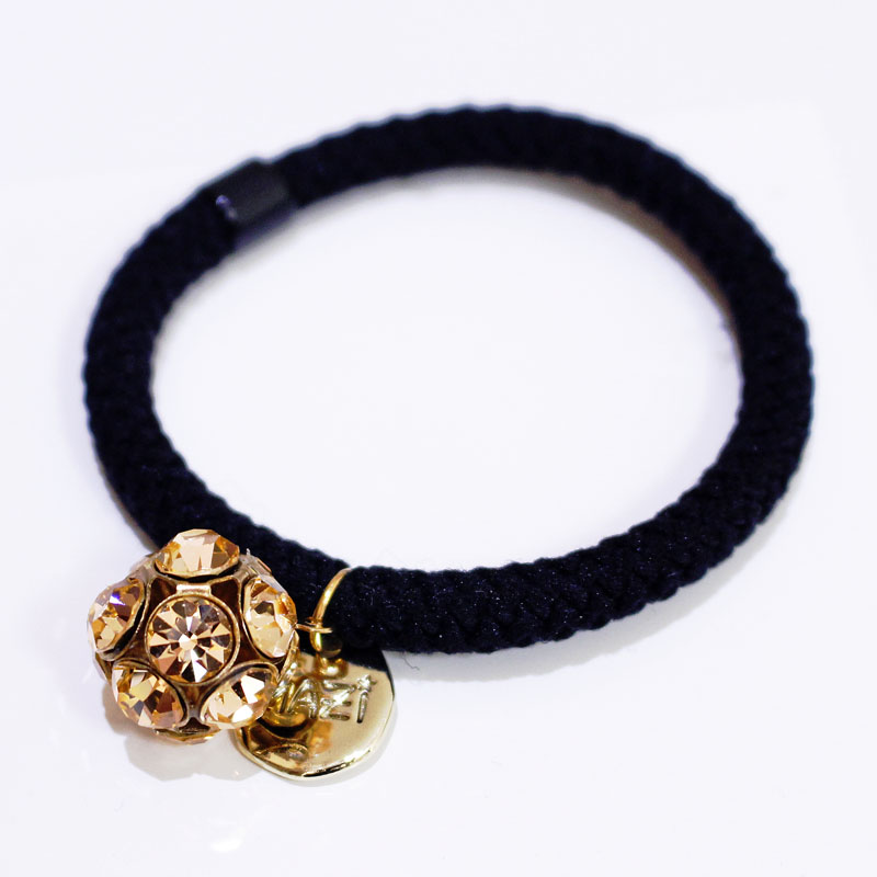 小清新森女系水钻球球发圈发绳韩国发饰头绳橡皮筋皮套扎头发饰品