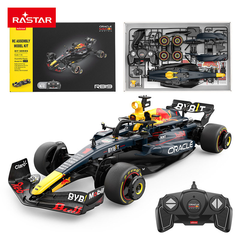 星辉1：16红牛F1 RB19方程式赛车保时捷911 GT2拼装车模型遥控diy