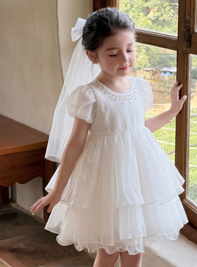 公主裙女童连衣裙夏季新款礼服裙