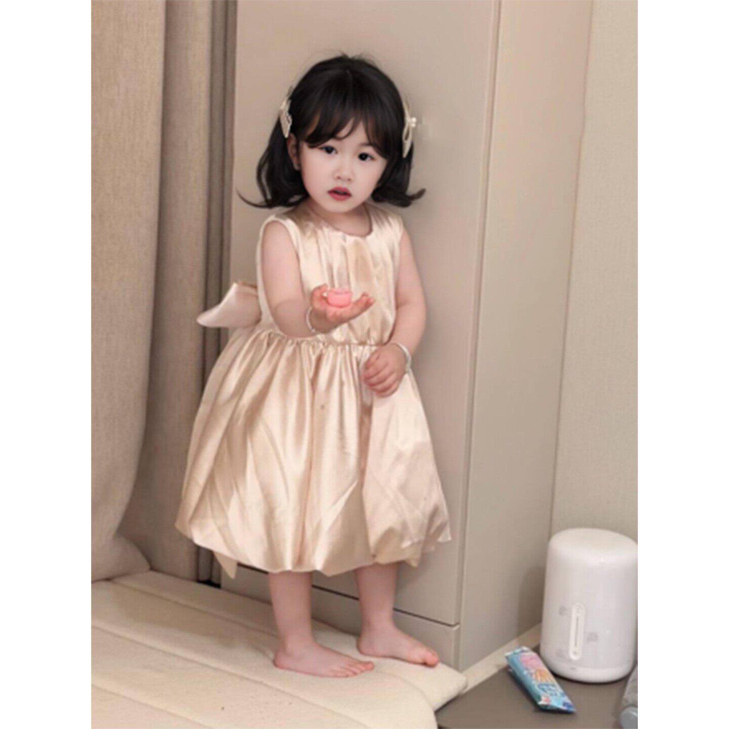 周岁女宝礼服连衣裙满月宝宝生日裙子女童蓬蓬裙小女孩绝美公主裙